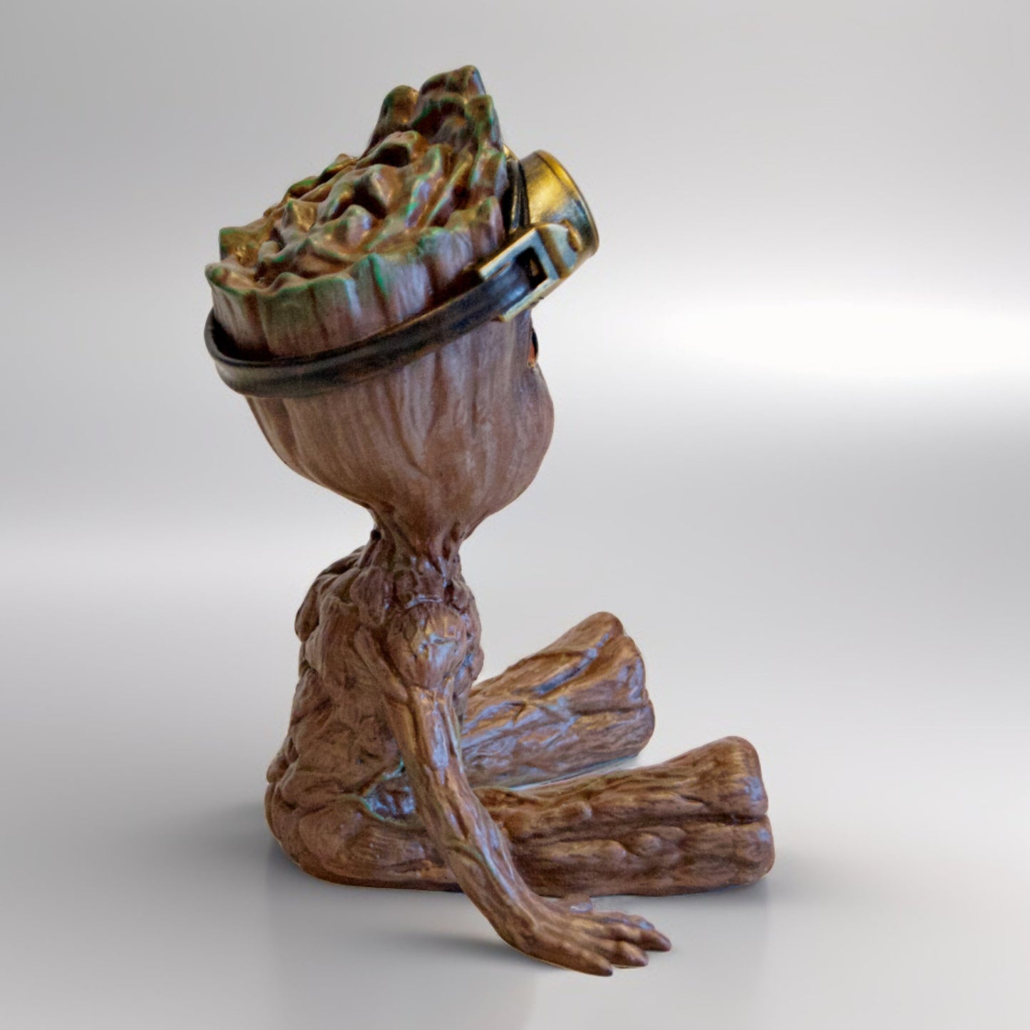 hand made fan art steampunk baby groot