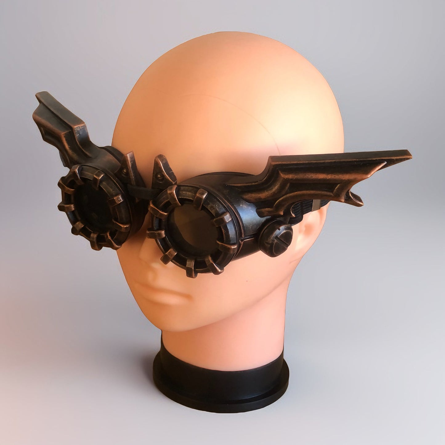 steampunk goggles 3D printed retro futuristic cosplay accessory
