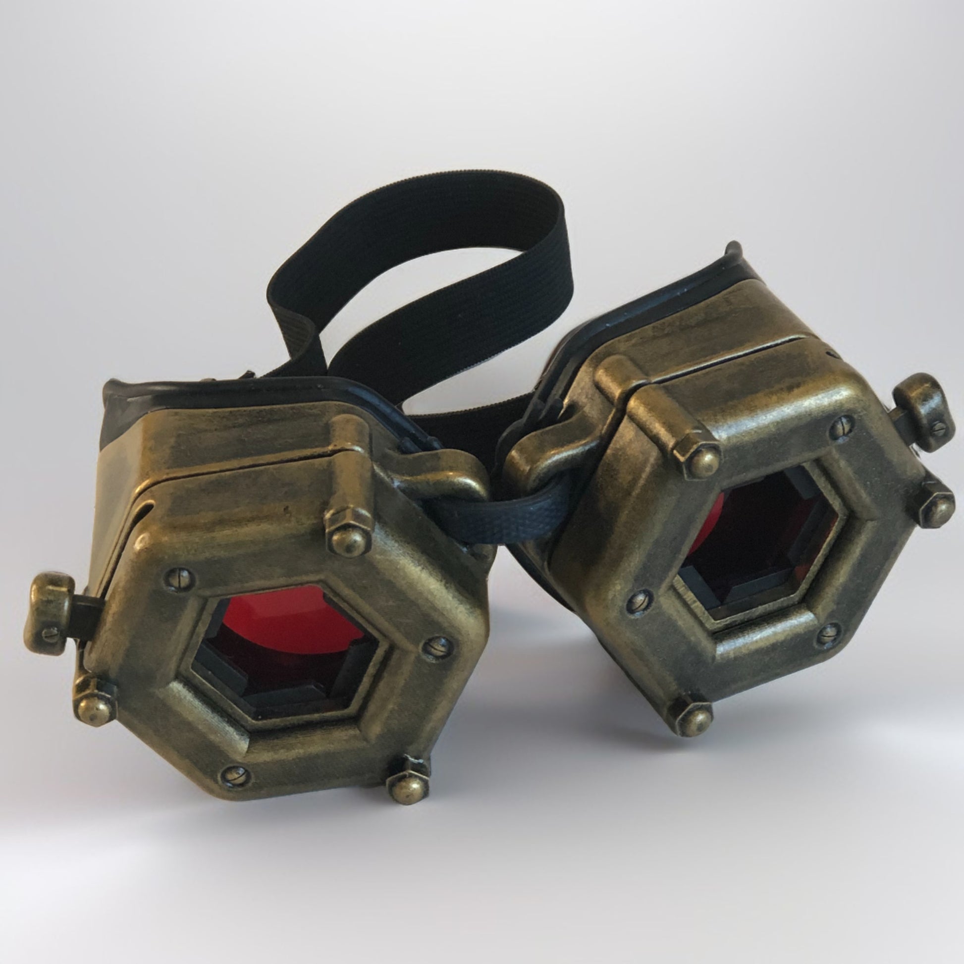 3D-printed steampunk goggles with functional diaphragms