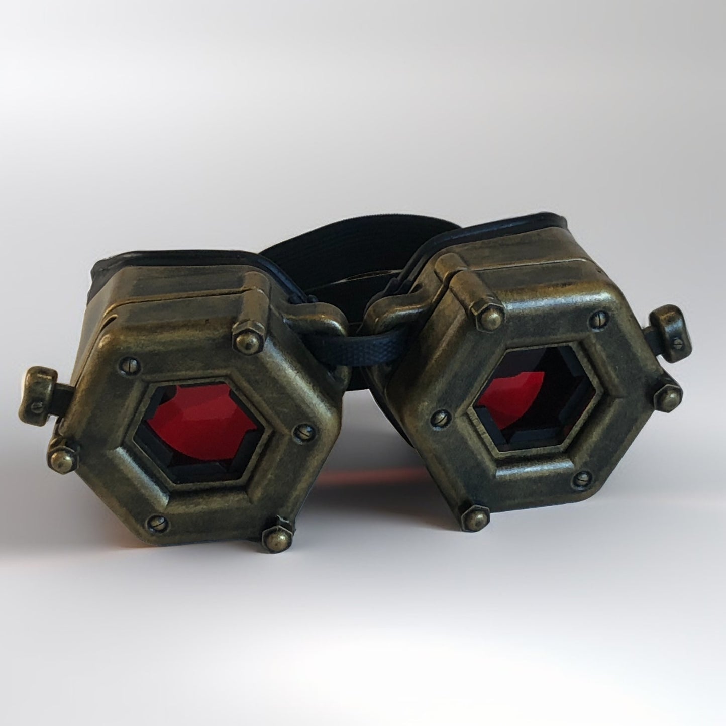 3D-printed steampunk goggles with functional diaphragms