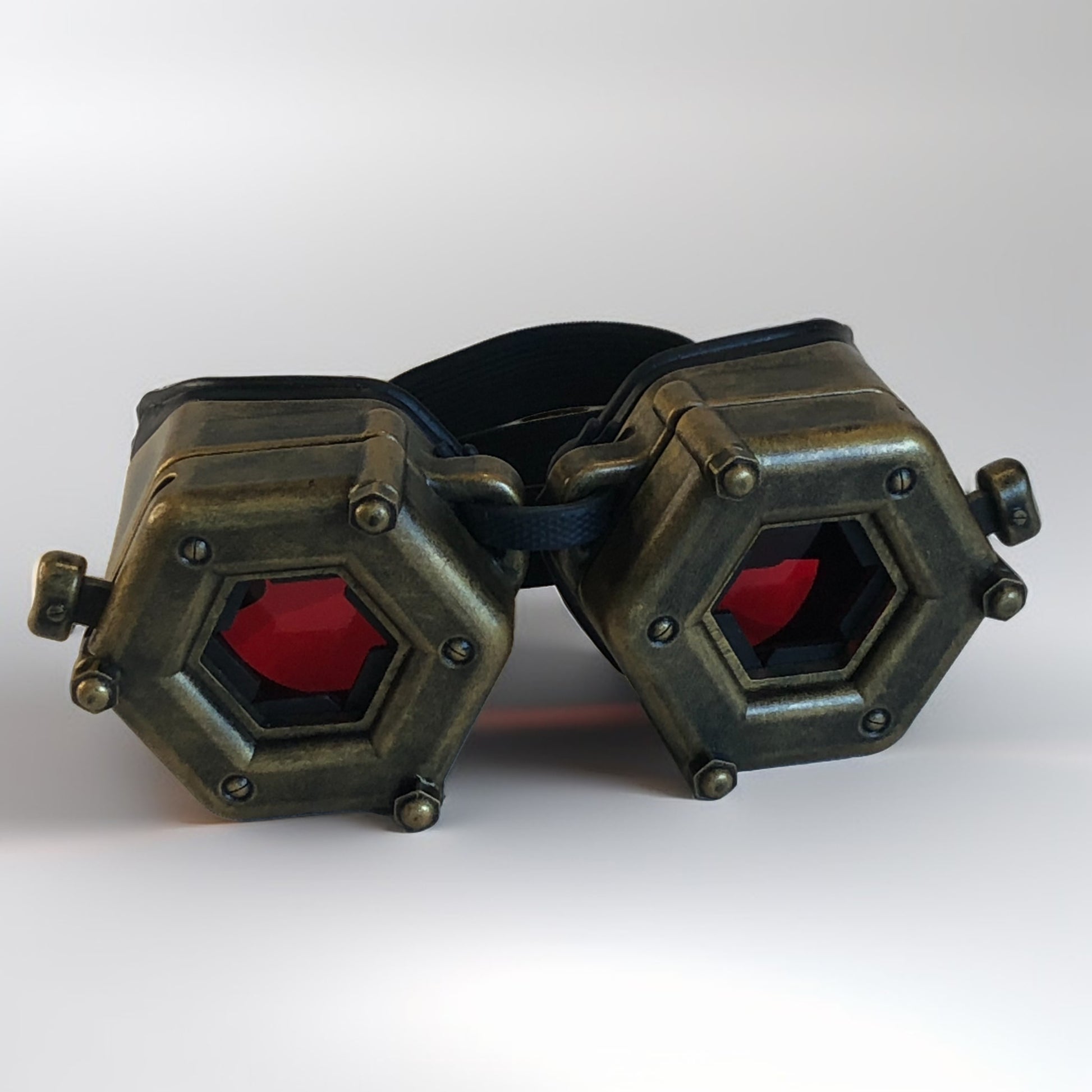 3D-printed steampunk goggles with functional diaphragms