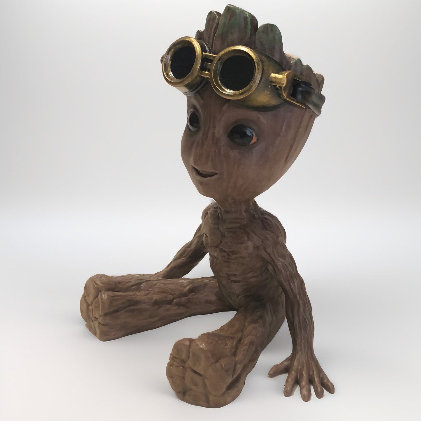 3d printed baby groot steampunk