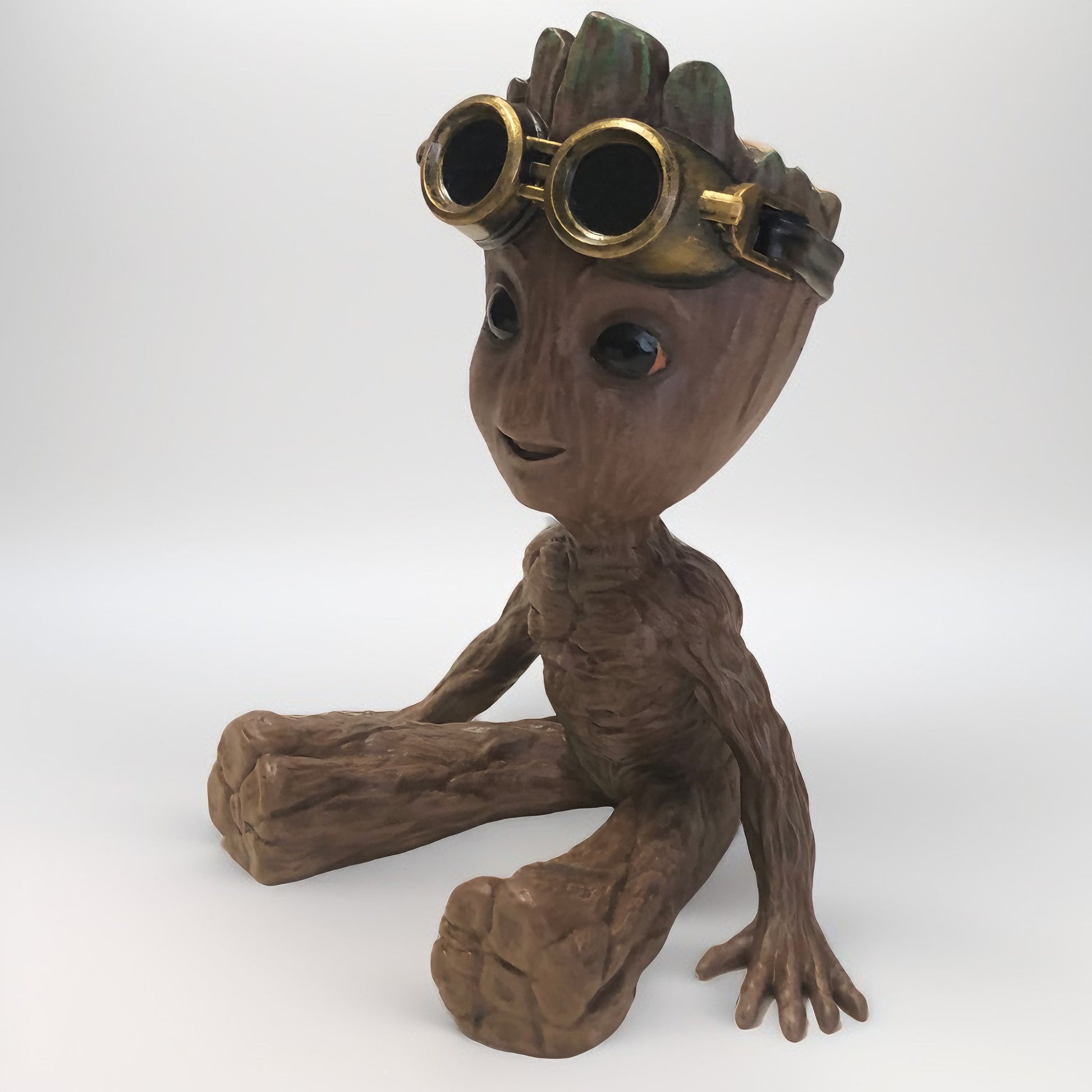 3d printed baby groot steampunk