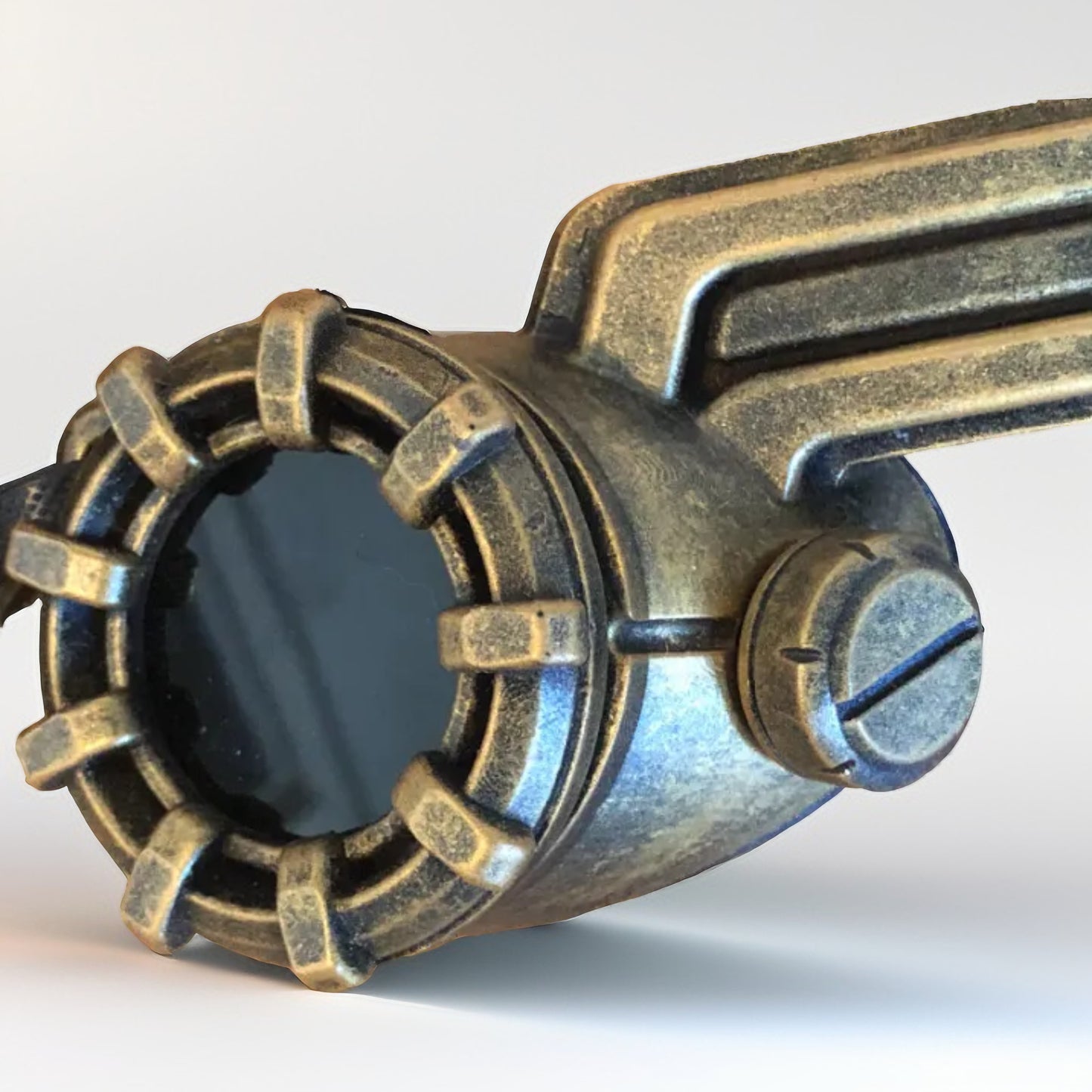 steampunk goggles detail gears handmade cosplay prop accessory