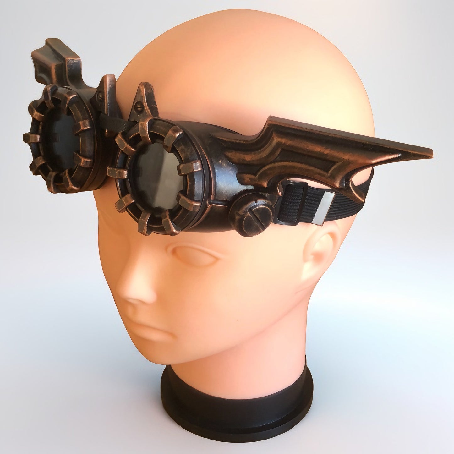 Lunettes steampunk  artisanales style rétro-futuriste - Bat Wings – Accessoire cosplay imprimé 3D
