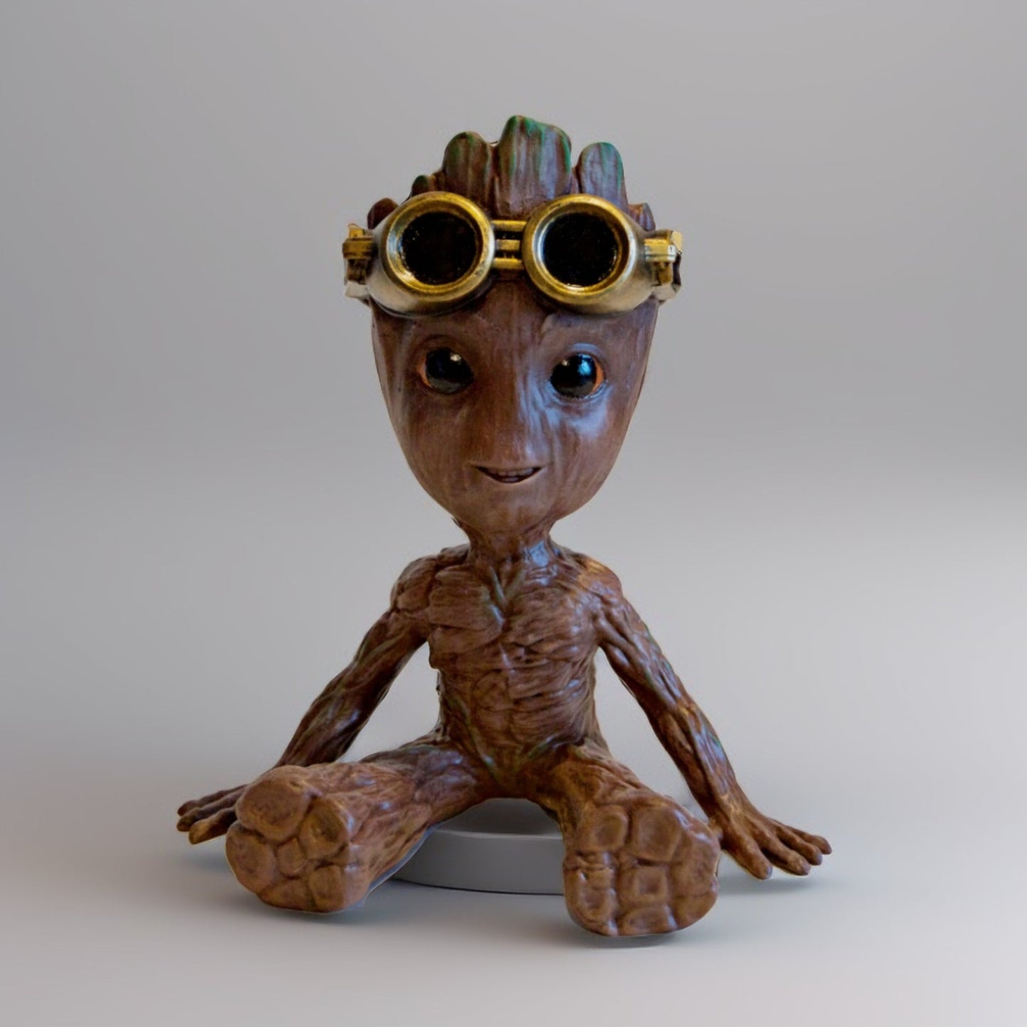 hand made fan art steampunk babygroot