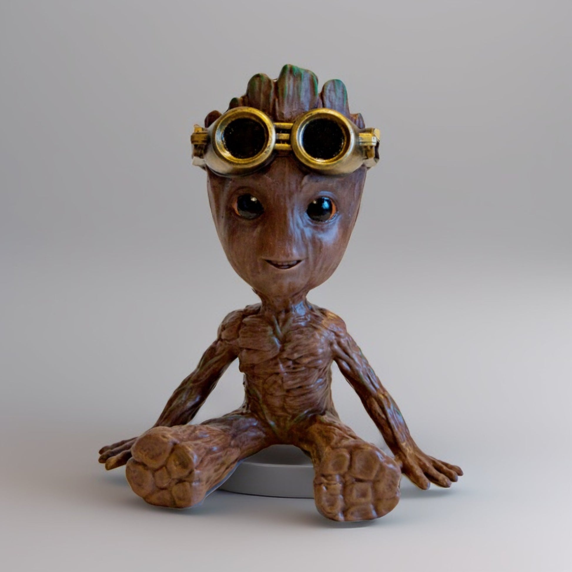 hand made fan art steampunk babygroot