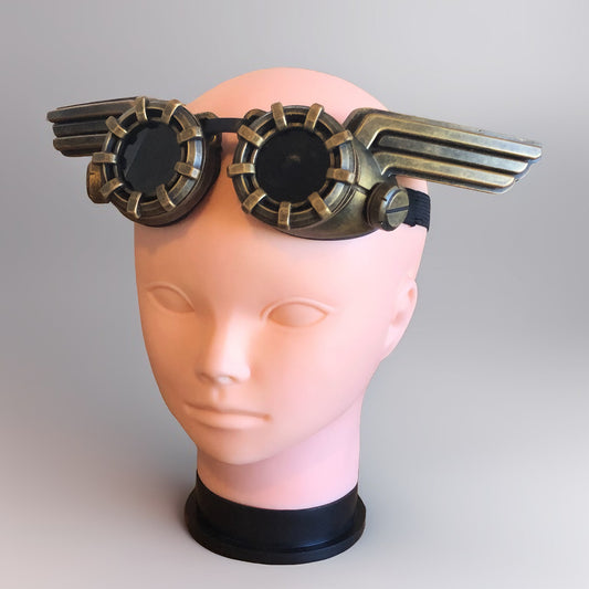 steampunk cosplay goggles 3d printed retro futuristic accessory